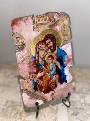 The Holy Family religious icon