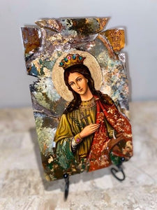 Saint Katherine (Agia Katerina) religious icon