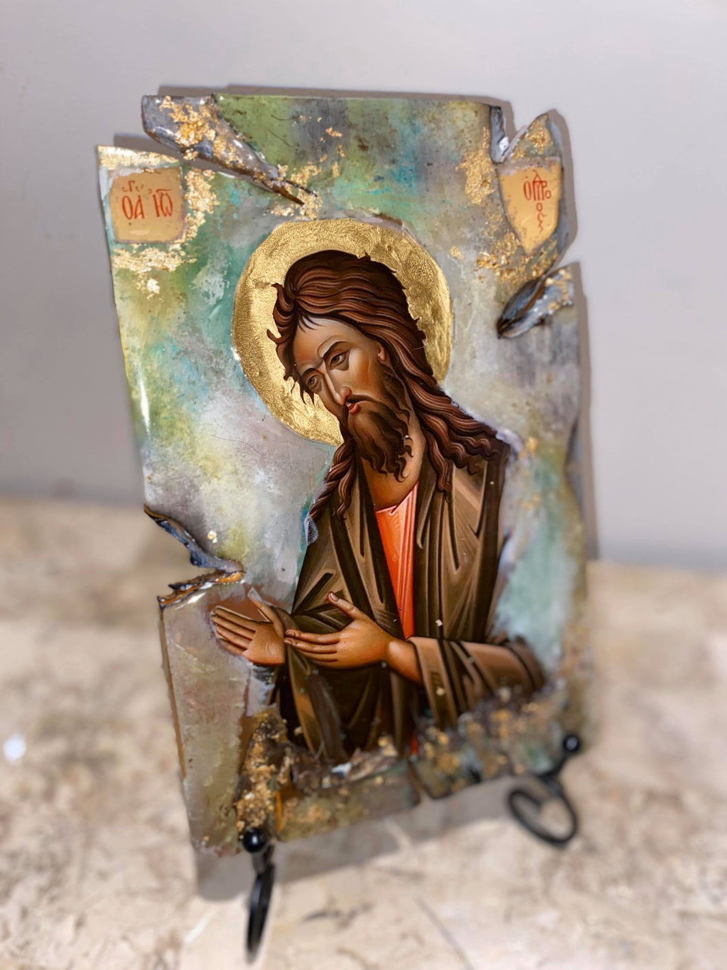 Saint John the Baptist religious icon